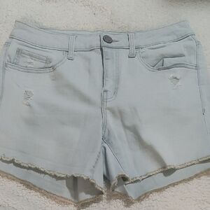 Authentic American Heritage Gray Jean Shorts Distressed‎ Style